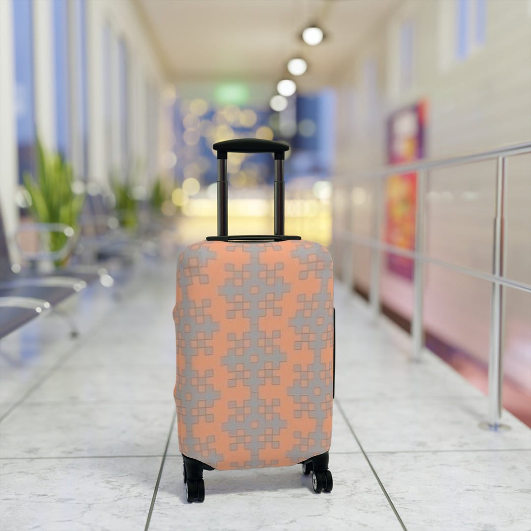 Coral Luggage Cover