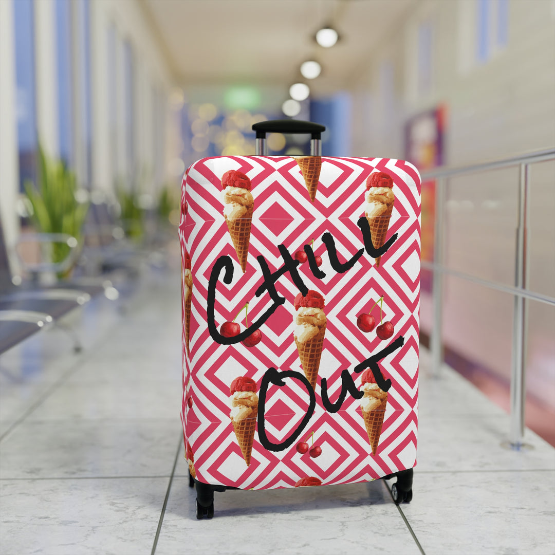 Chill Out , Cool Ice Cream Crowd Luggage Cover