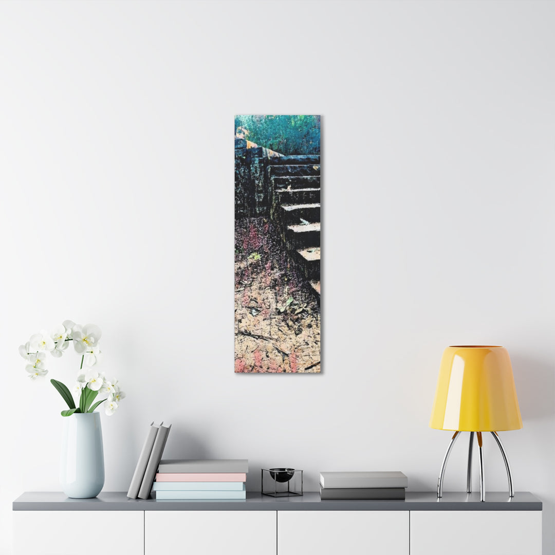 Take the High Road in pastels Canvas Gallery Wraps