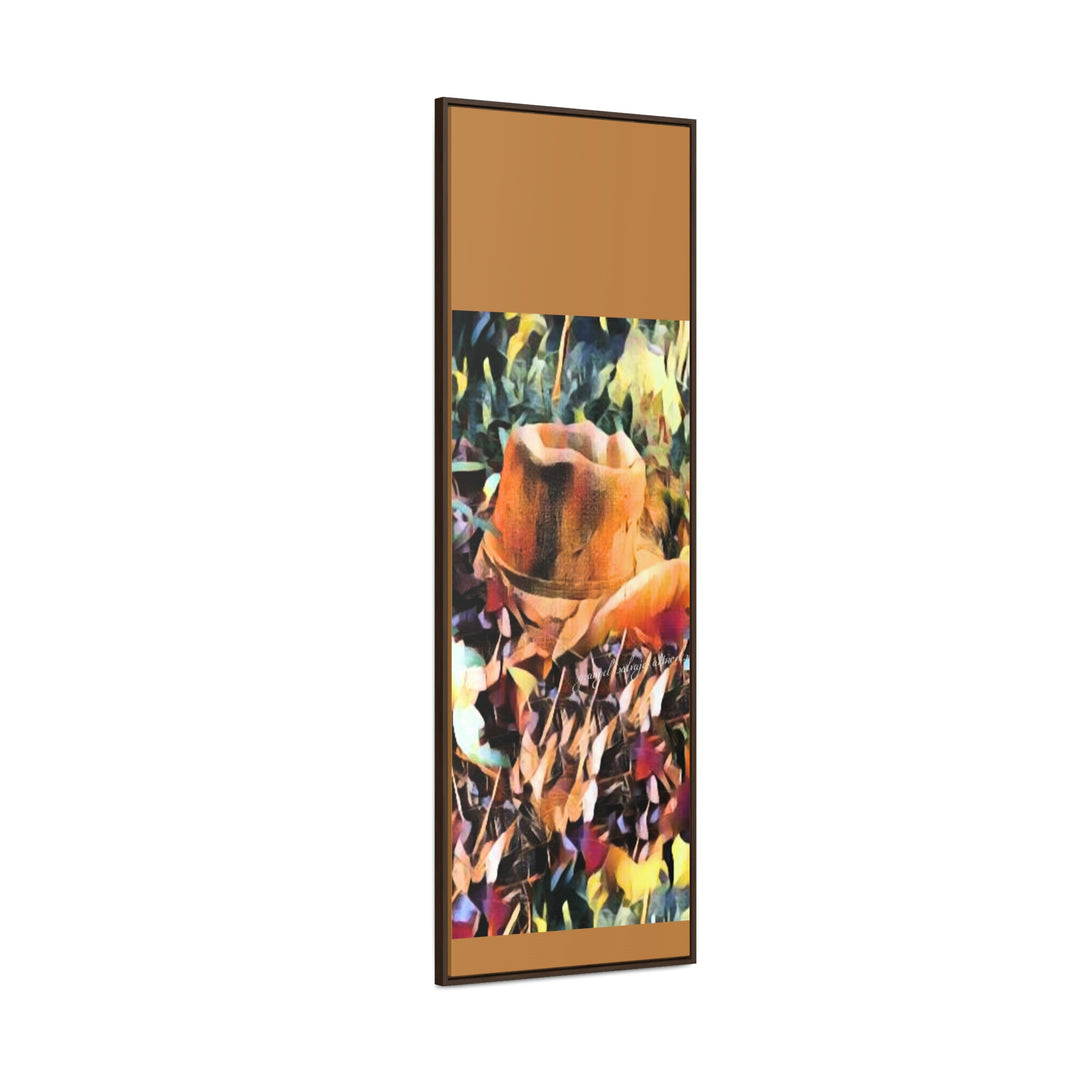 A Man's Hat Gallery Canvas Wraps, Vertical Frame