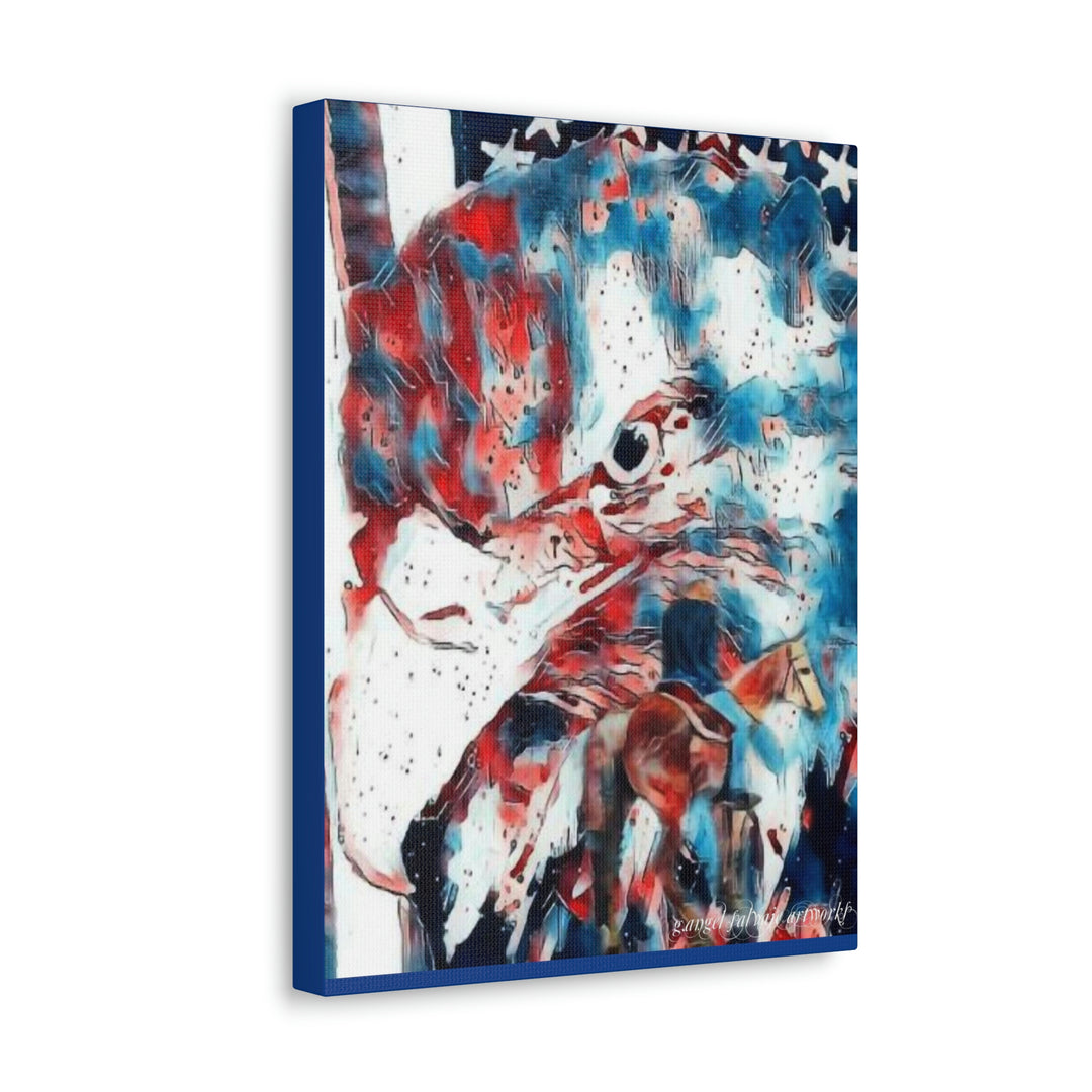 America Strong and Free Canvas Gallery Wraps