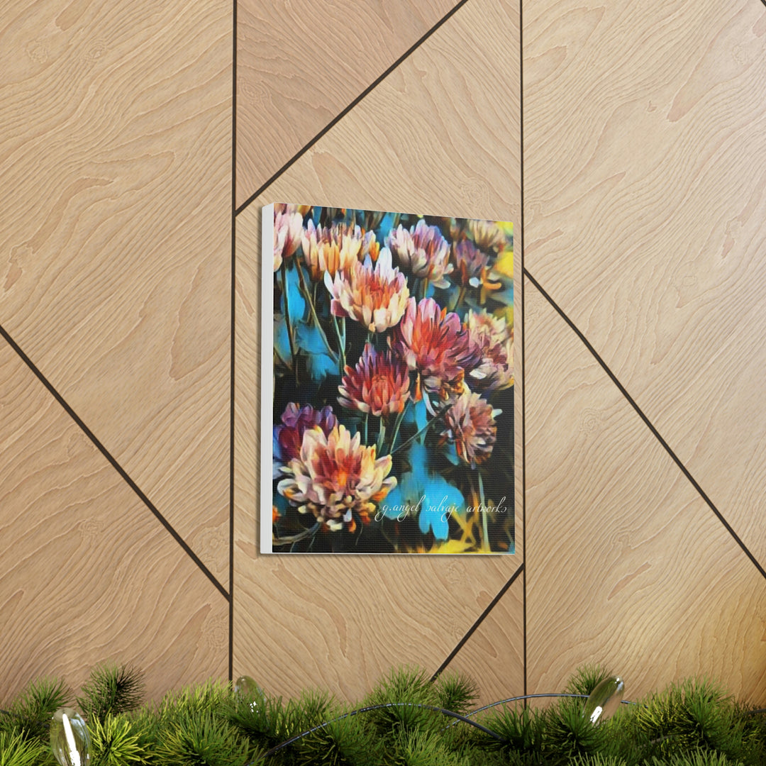Corinthian Mums Canvas Gallery Wraps