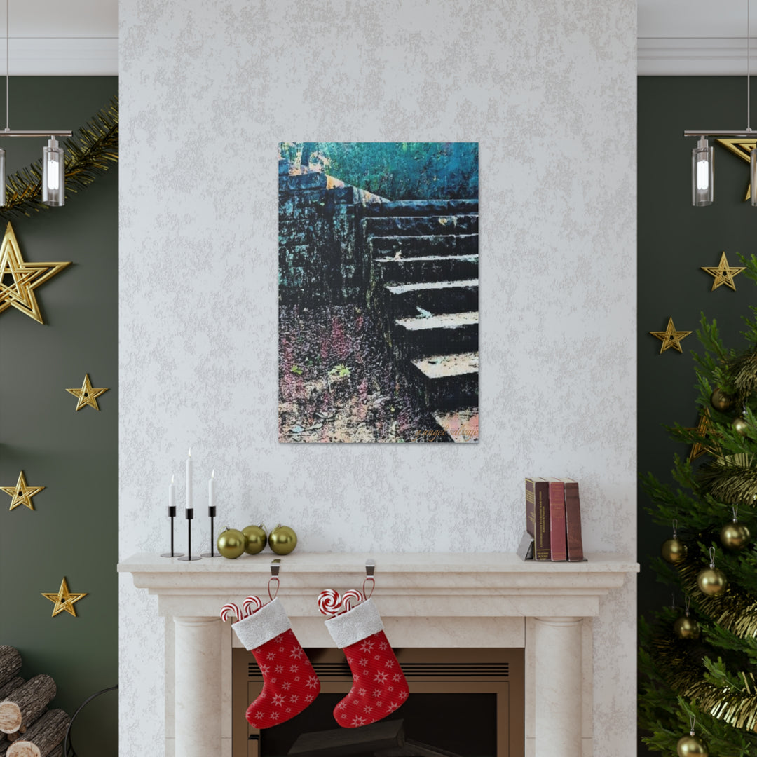 Take the High Road in pastels Canvas Gallery Wraps