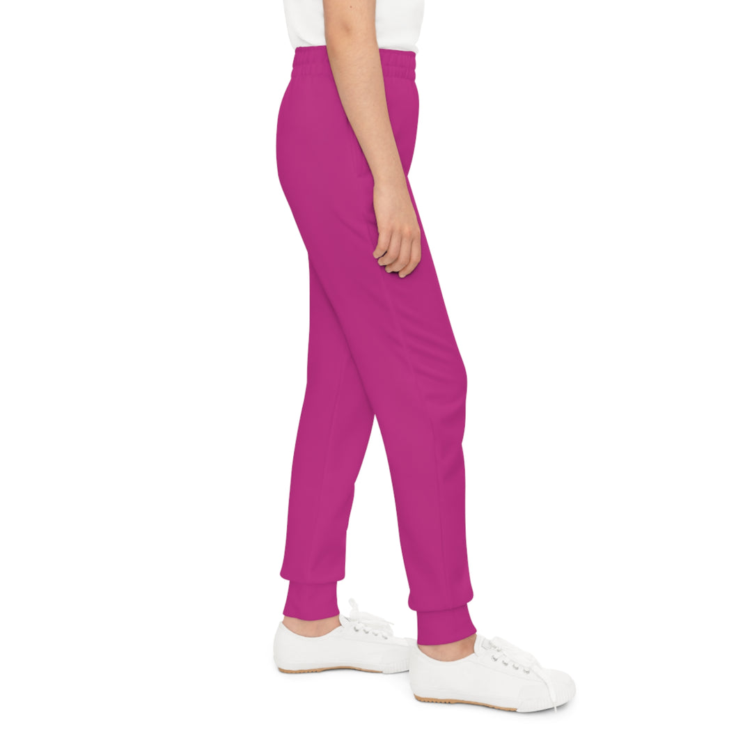 Dark Pink Sassy Pants Youth Joggers (AOP)