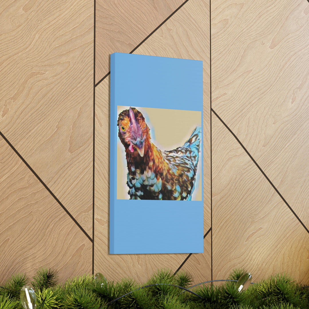 Spot the Hen on Canvas Gallery Wraps