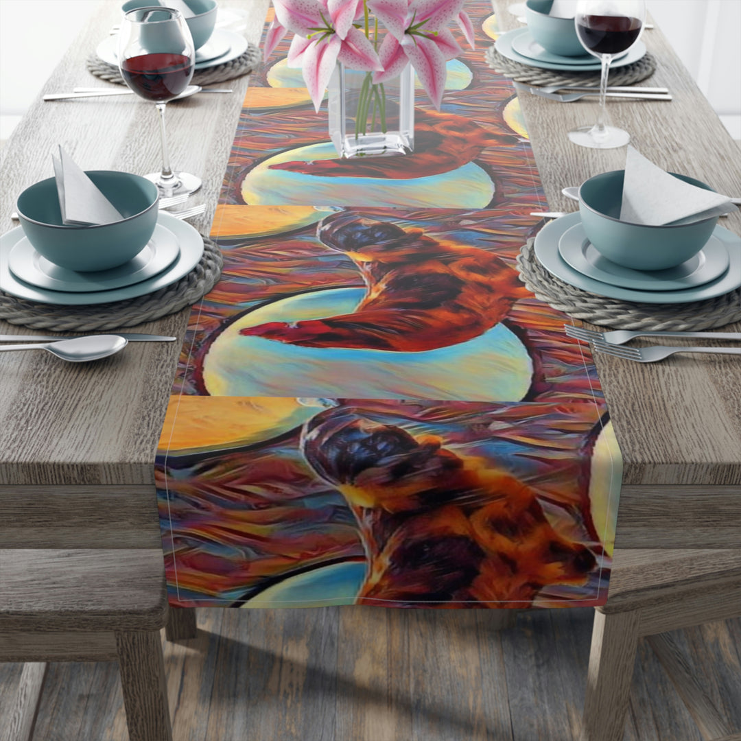 Junior Cock Table Runner (Cotton, Poly)