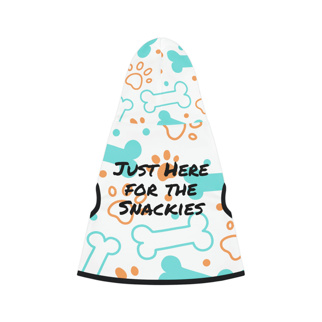 Here for Snackies Pet Hoodie