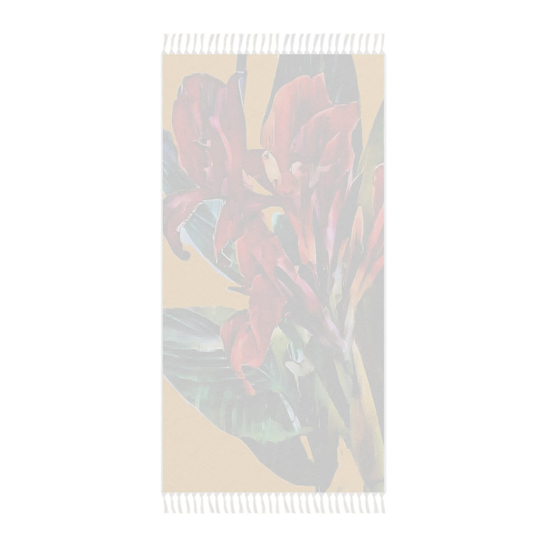 Texas Cannas Boho Beach Cloth