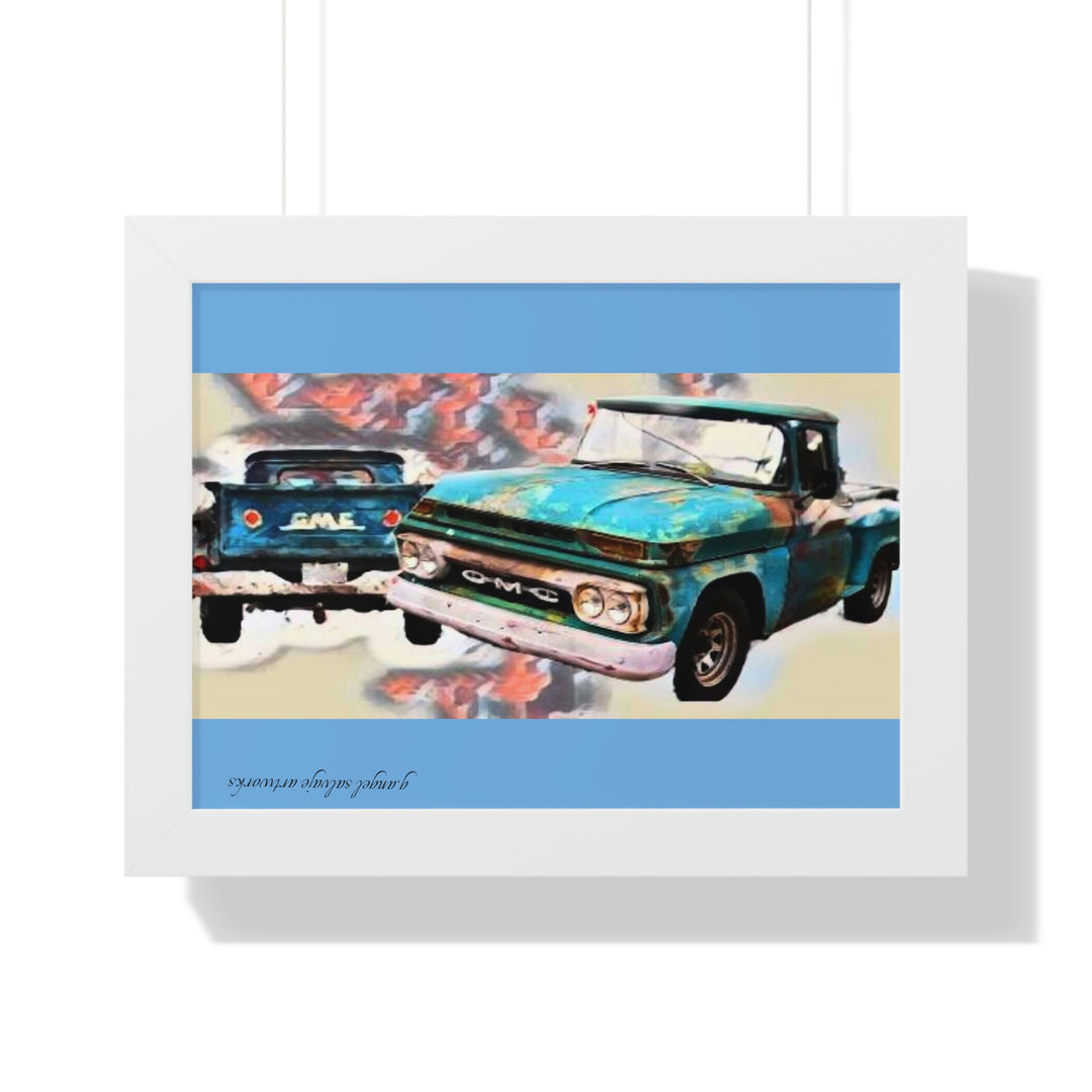 1963 GMC Framed Horizontal Poster