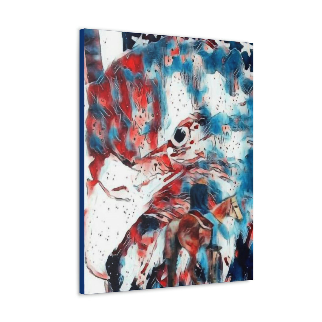 America Strong and Free Canvas Gallery Wraps