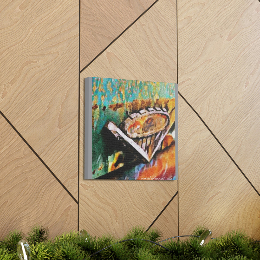 g's '63 V6 emblem on Canvas Gallery Wraps