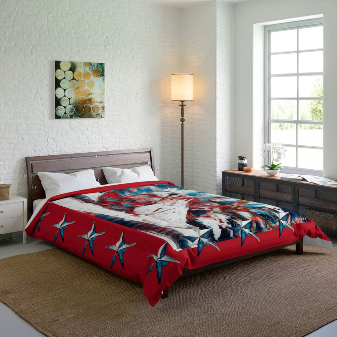 America Land of the Free Comforter