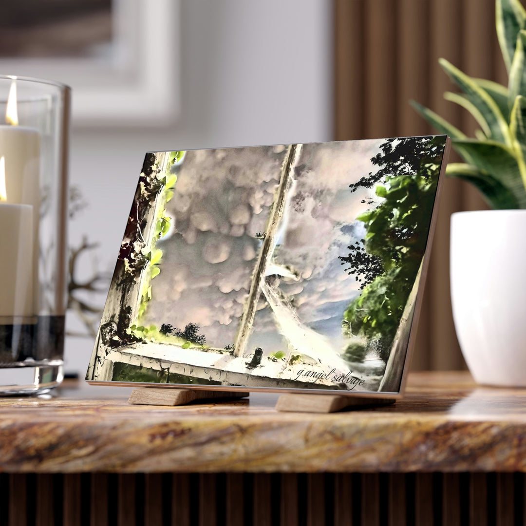 Inevitable Storm Approaching Ceramic Photo Tile