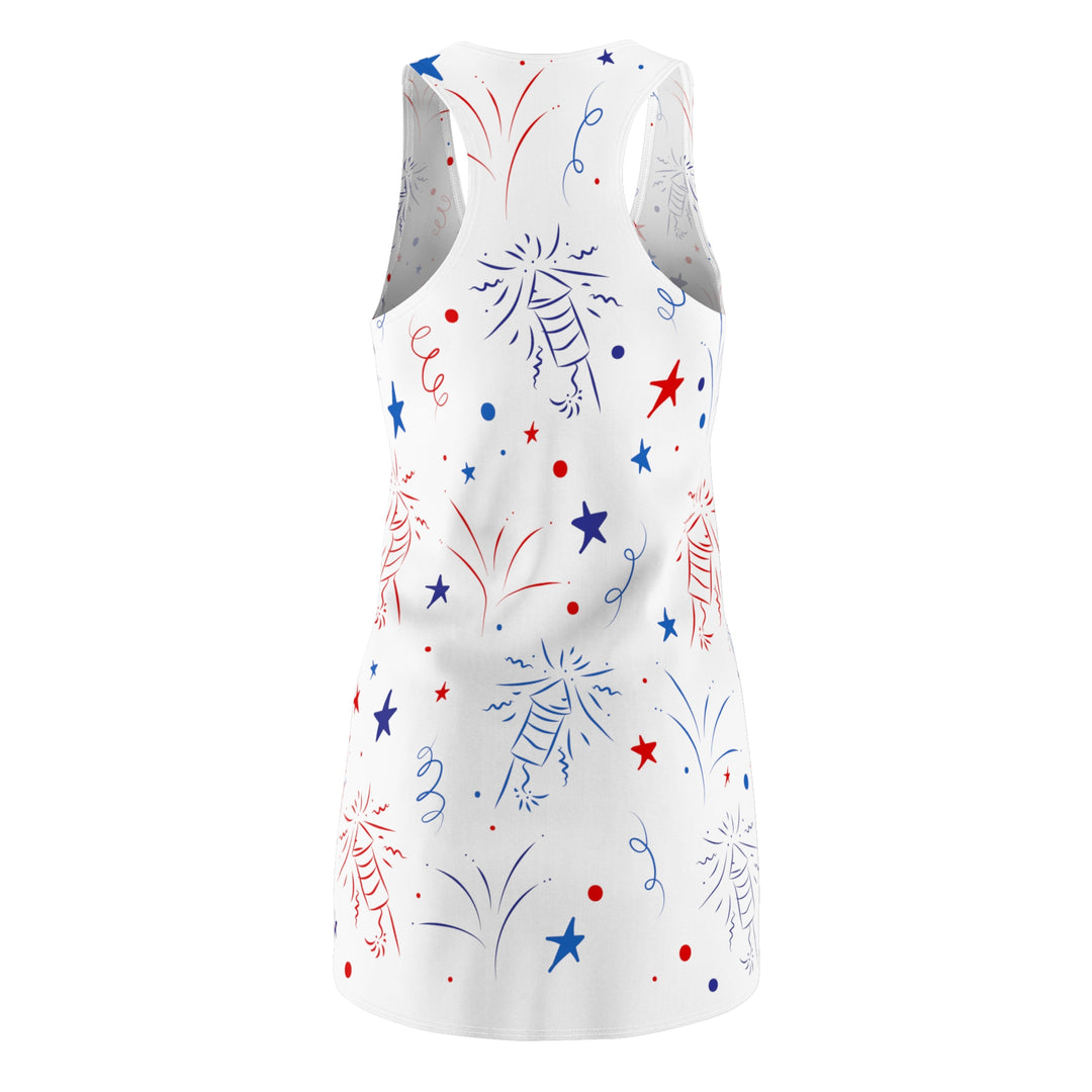 Fire Cracker Women's Cut & Sew Racerback Dress (AOP)