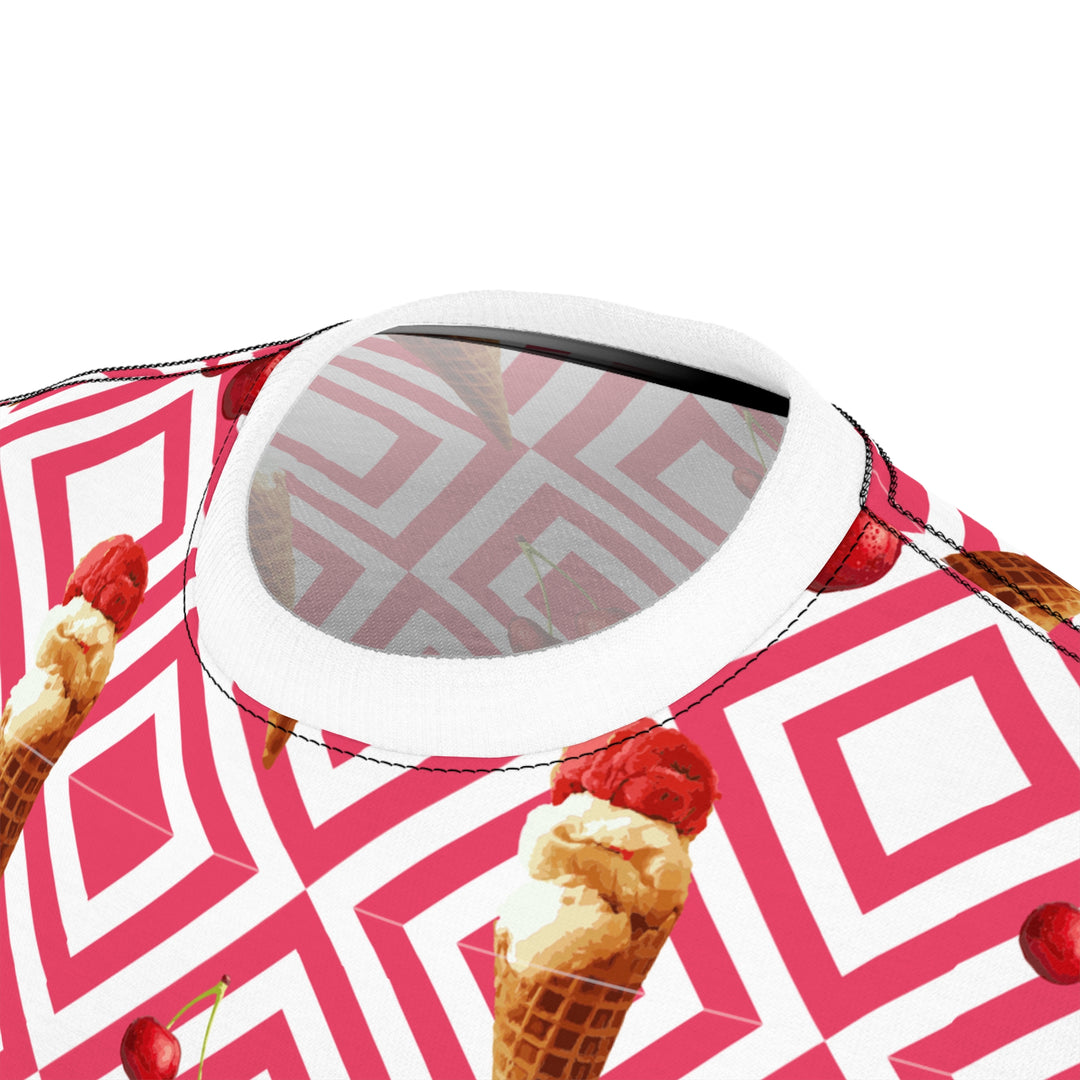 Chill out ice cream Unisex Cut & Sew Tee (AOP)