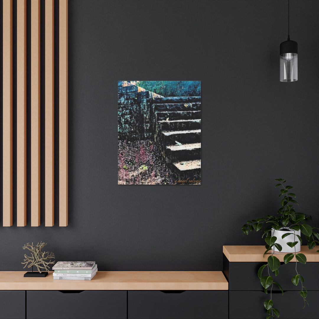 Take the High Road in pastels Canvas Gallery Wraps