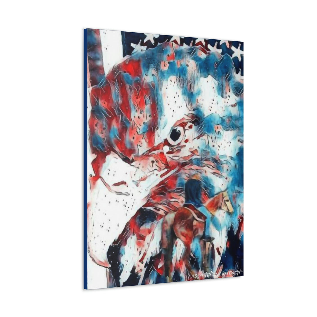 America Strong and Free Canvas Gallery Wraps