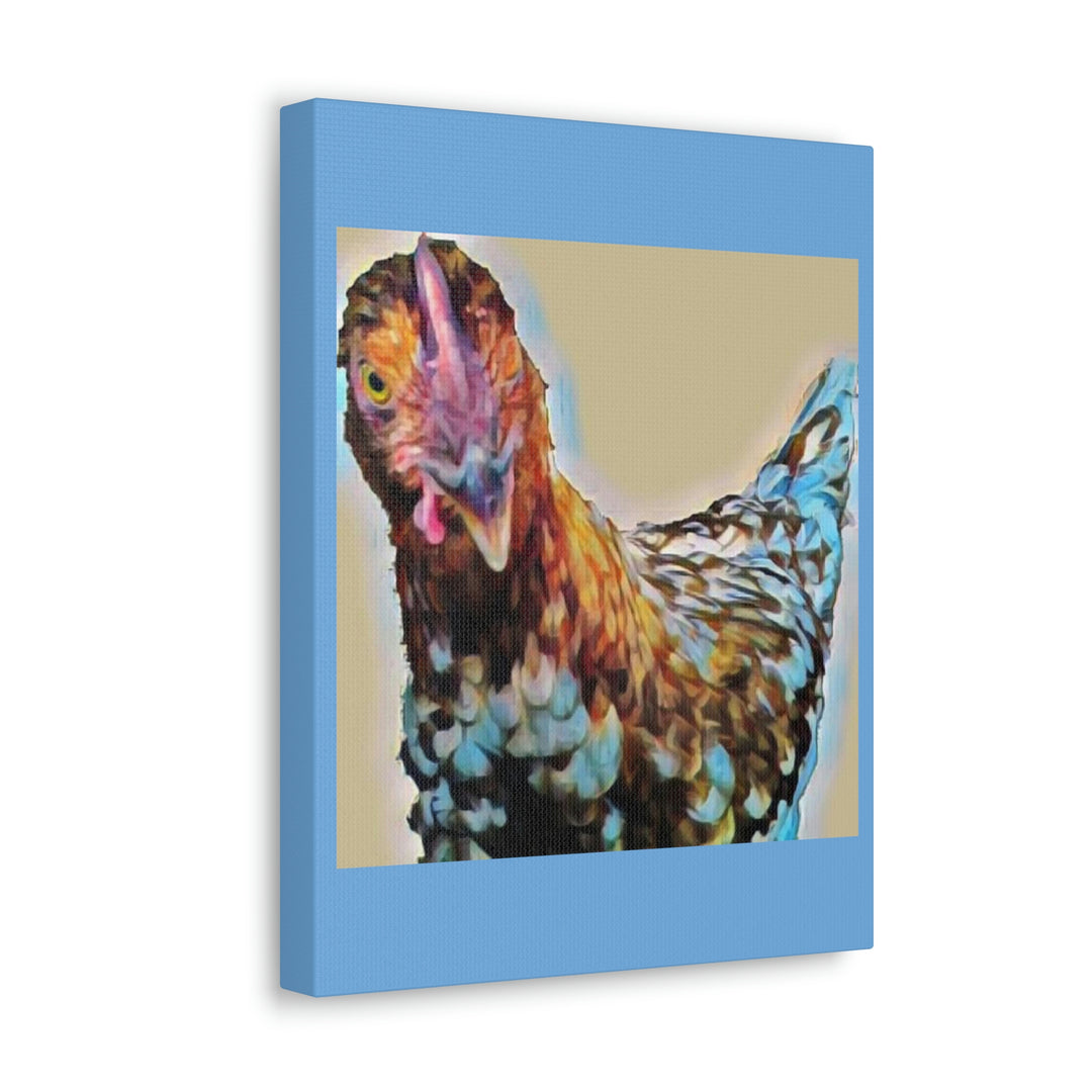 Spot the Hen on Canvas Gallery Wraps