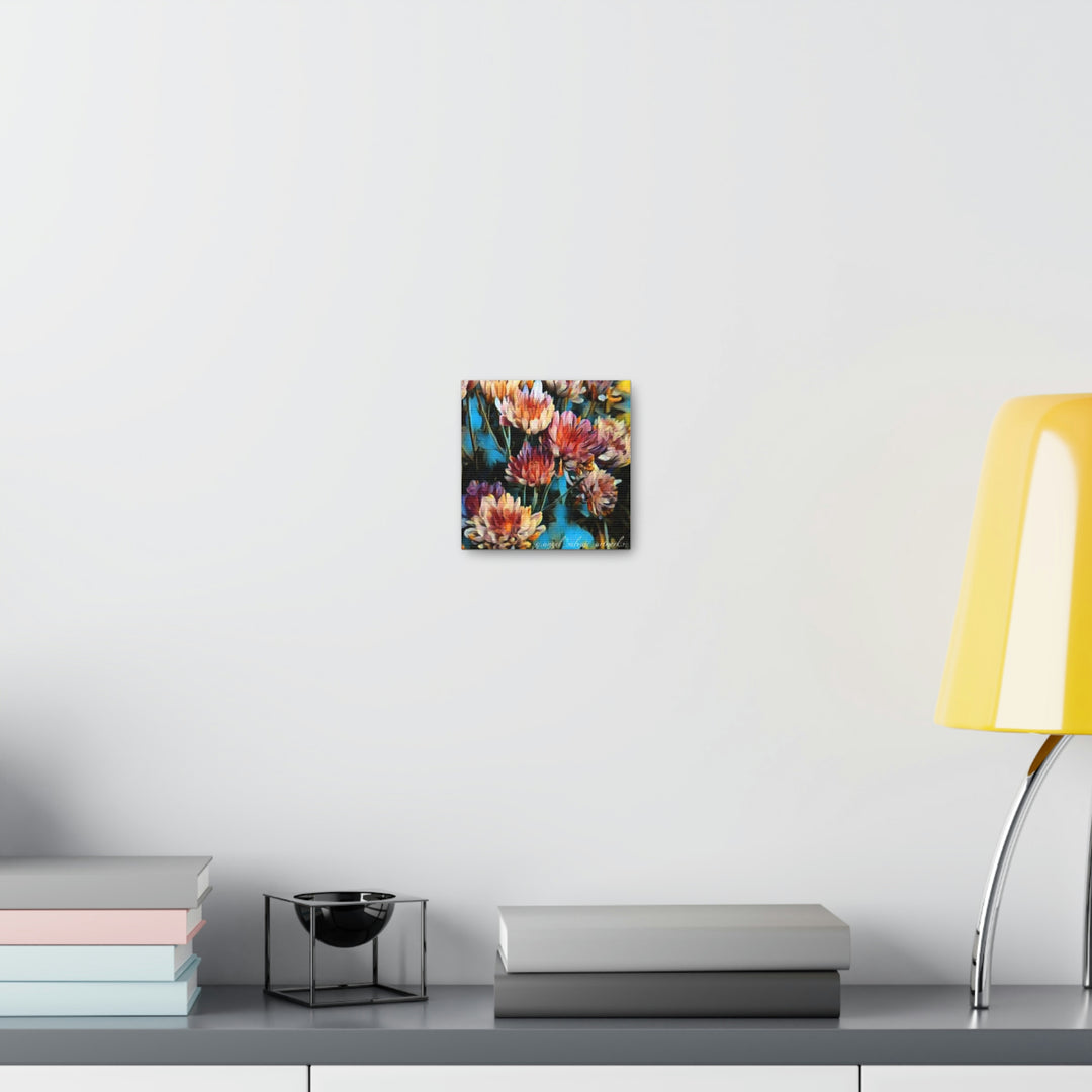 Corinthian Mums Canvas Gallery Wraps