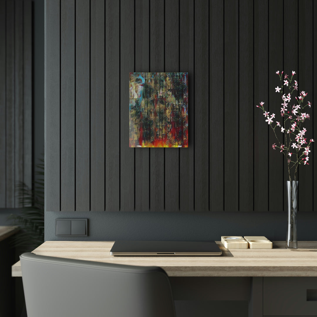 Your Light Pierces the Chaos in the air Acrylic Prints