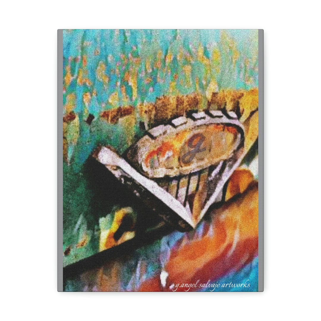 g's '63 V6 emblem on Canvas Gallery Wraps