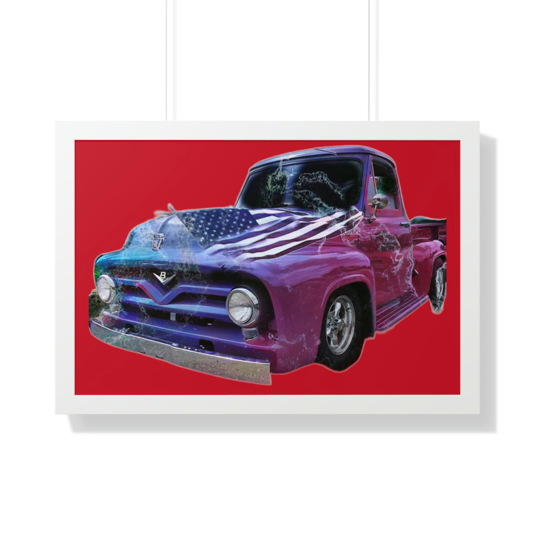 1956 Ford Truck Framed Horizontal Poster