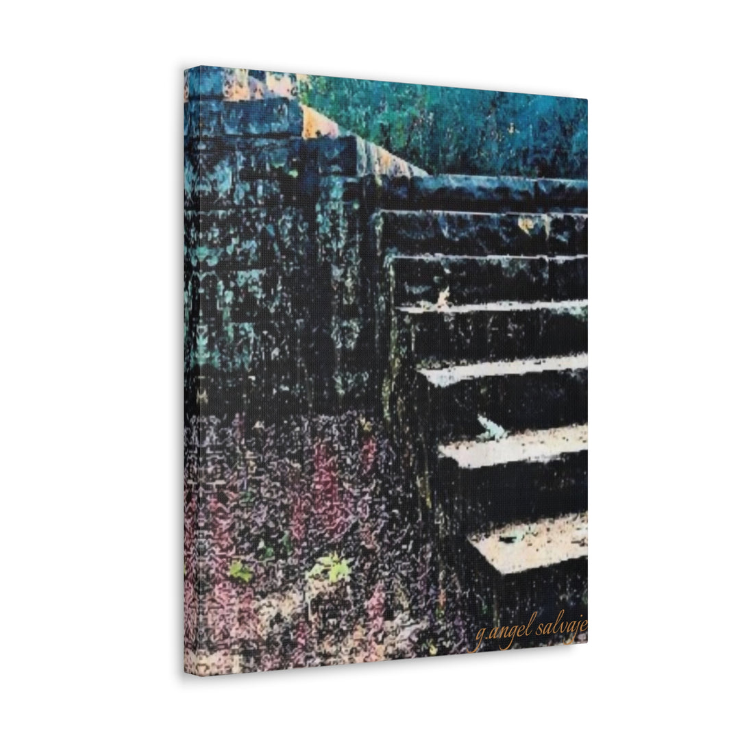 Take the High Road in pastels Canvas Gallery Wraps