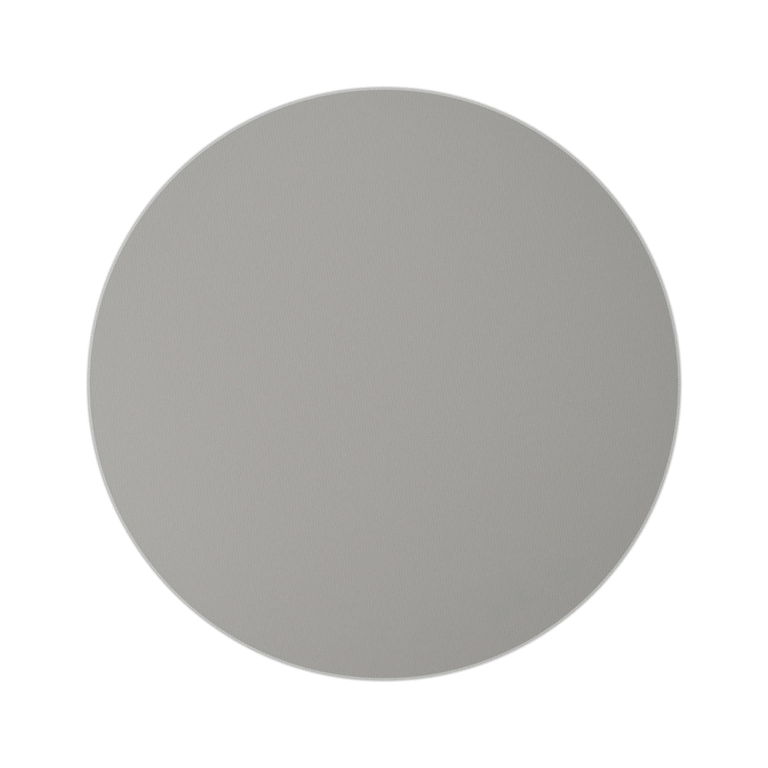 Triple Star in Dark Grey Round Rug