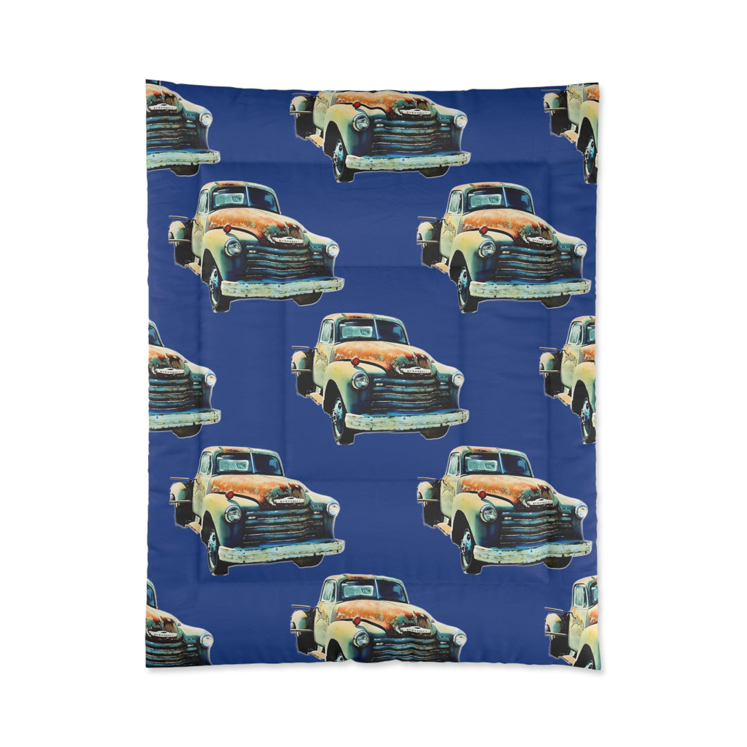 1953 Antique Truck  Blue Comforter style 2