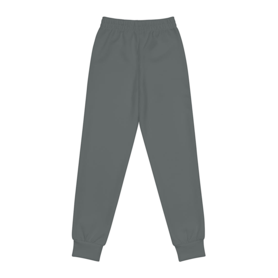 Dark Grey, Black Letters Sassy Pants Youth Joggers (AOP)