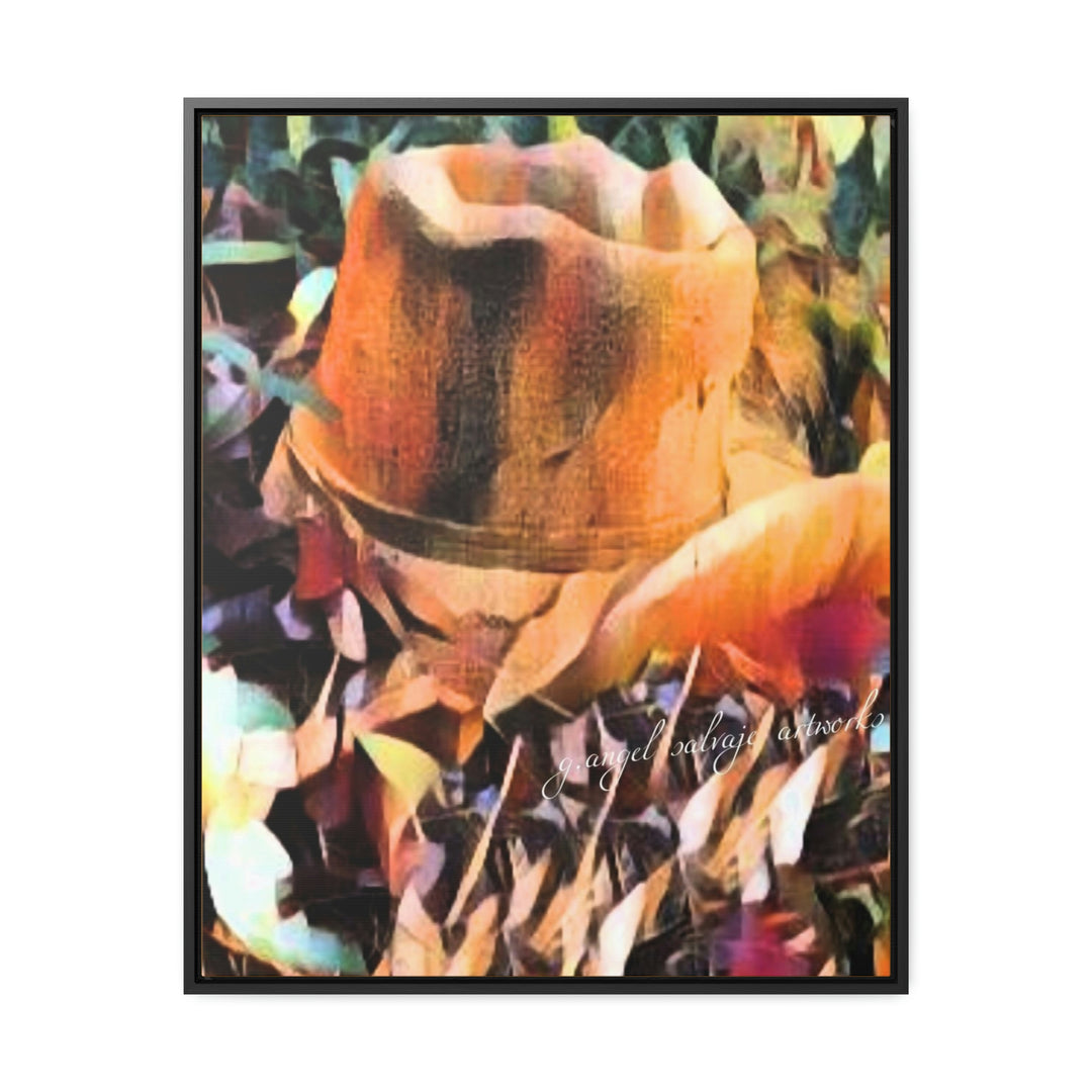 A Man's Hat Gallery Canvas Wraps, Vertical Frame