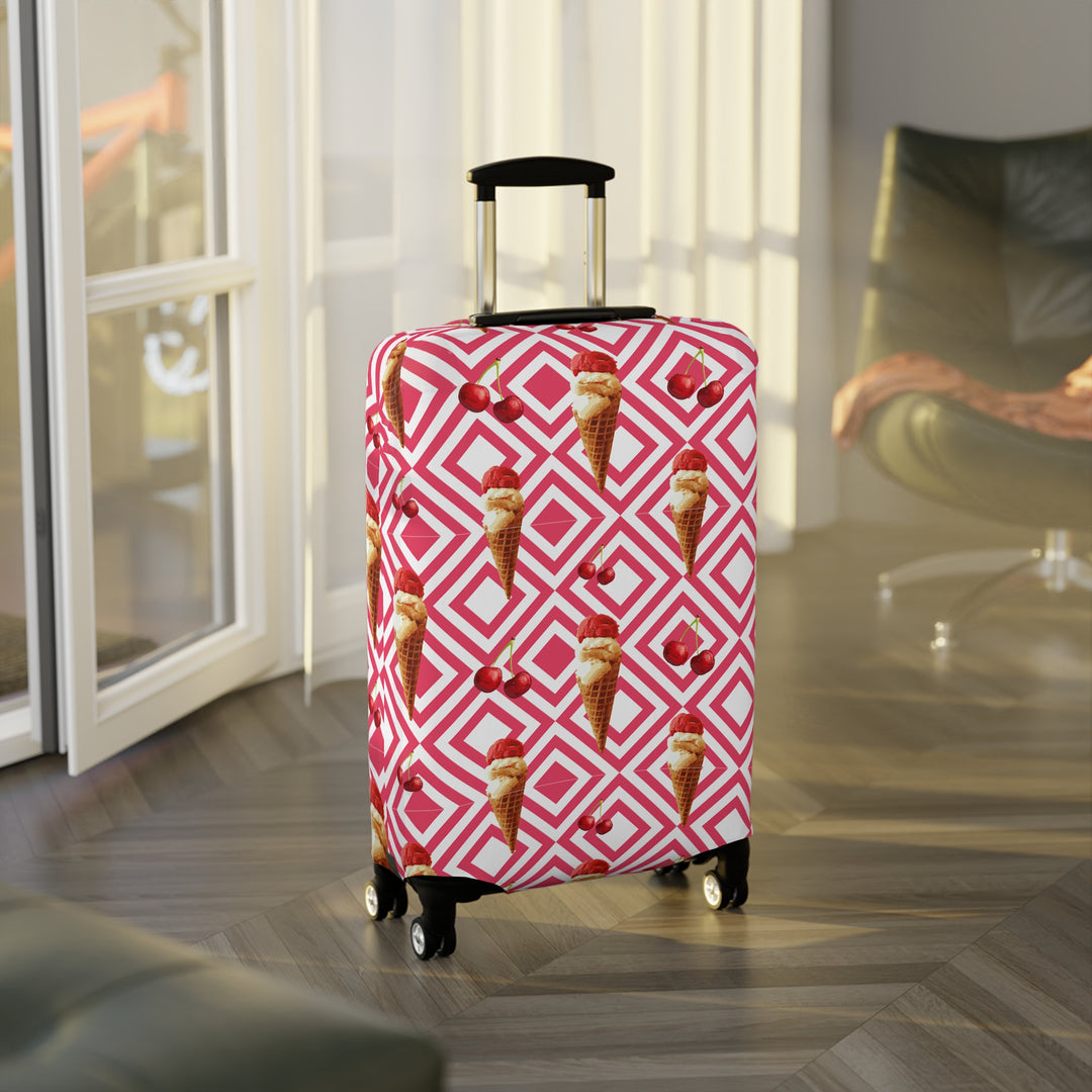 Chill Out Ice Cream Crowd Luggage Cover