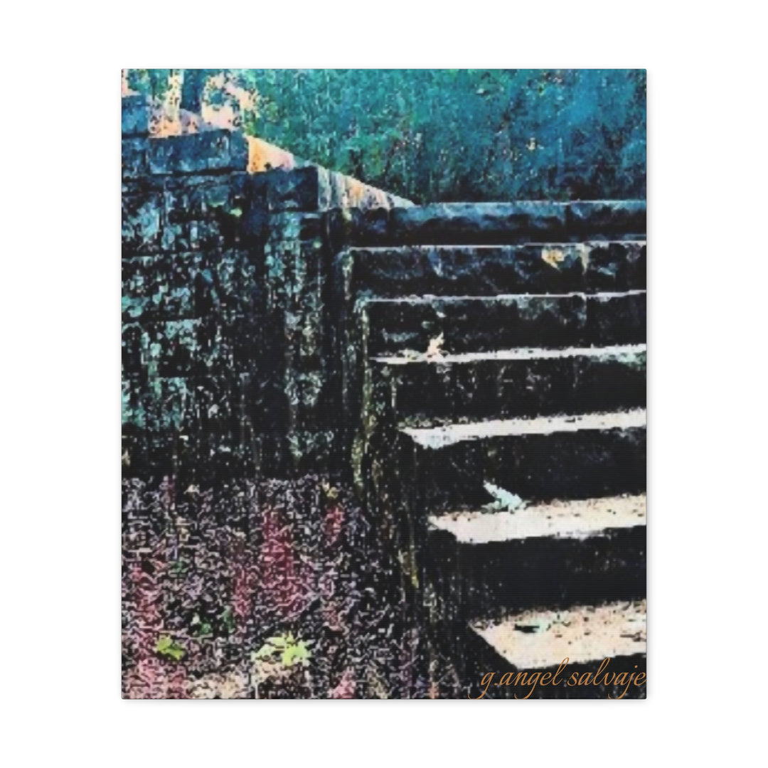 Take the High Road in pastels Canvas Gallery Wraps