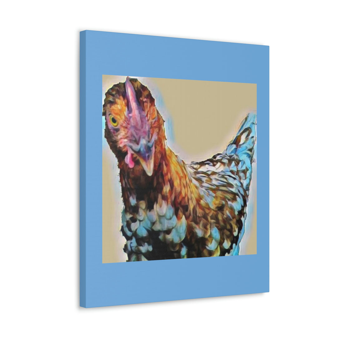 Spot the Hen on Canvas Gallery Wraps