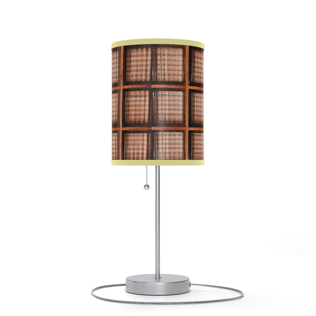 Wood and Glass design Lamp on a Stand, US|CA plug
