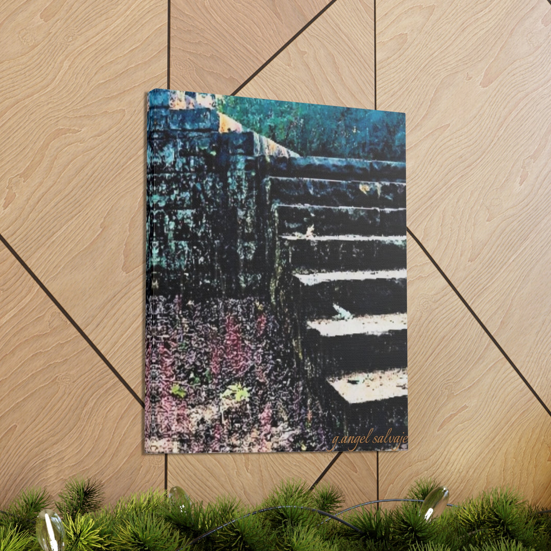 Take the High Road in pastels Canvas Gallery Wraps