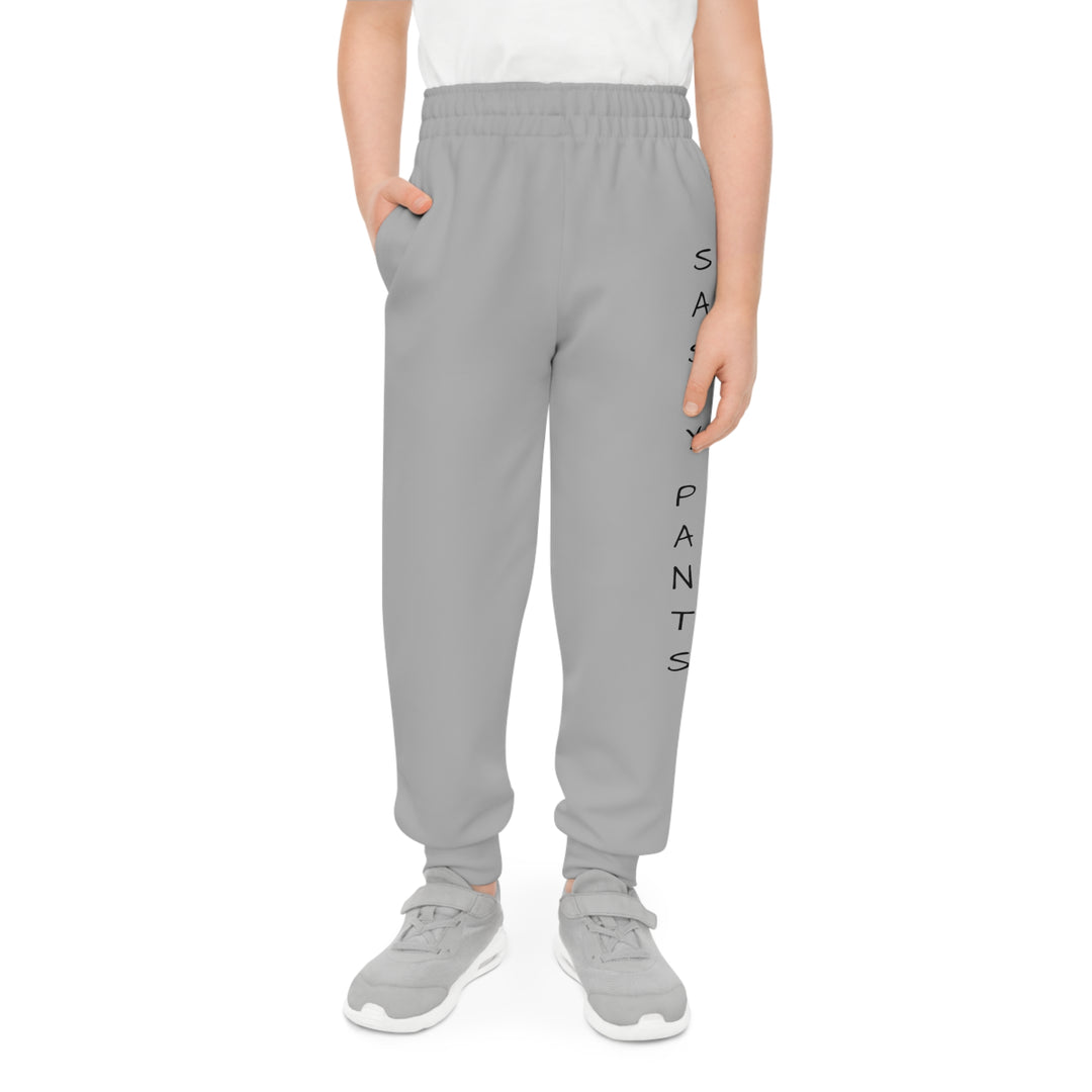 Light Grey Sassy Pants Youth Joggers (AOP)