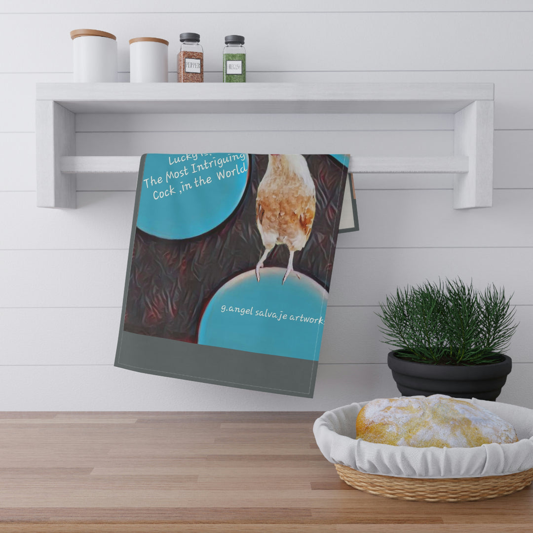 Lucky Cock Kitchen Towel