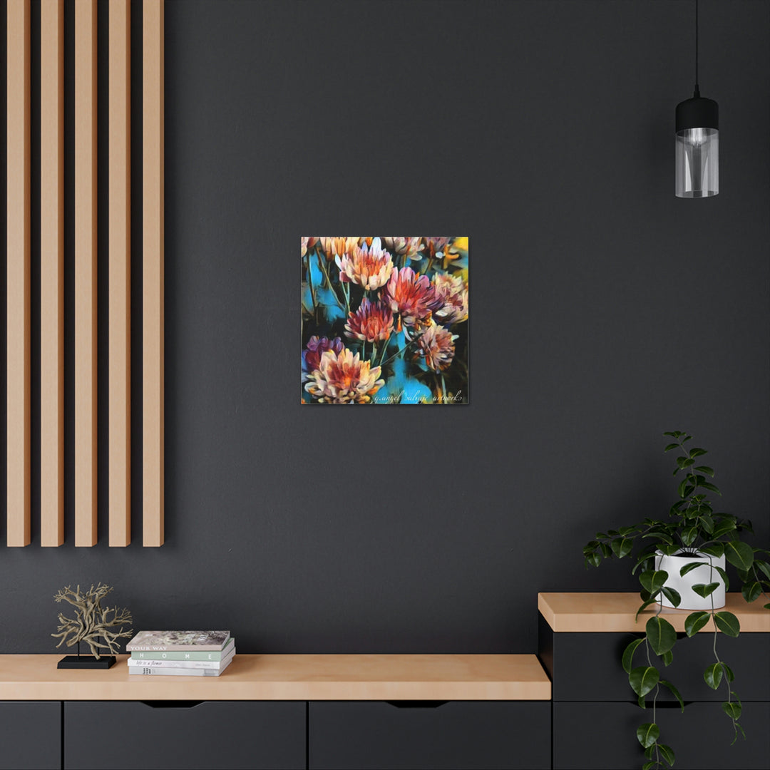 Corinthian Mums Canvas Gallery Wraps