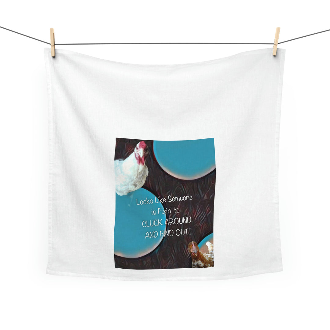 Blanche & Spot Tea Towel