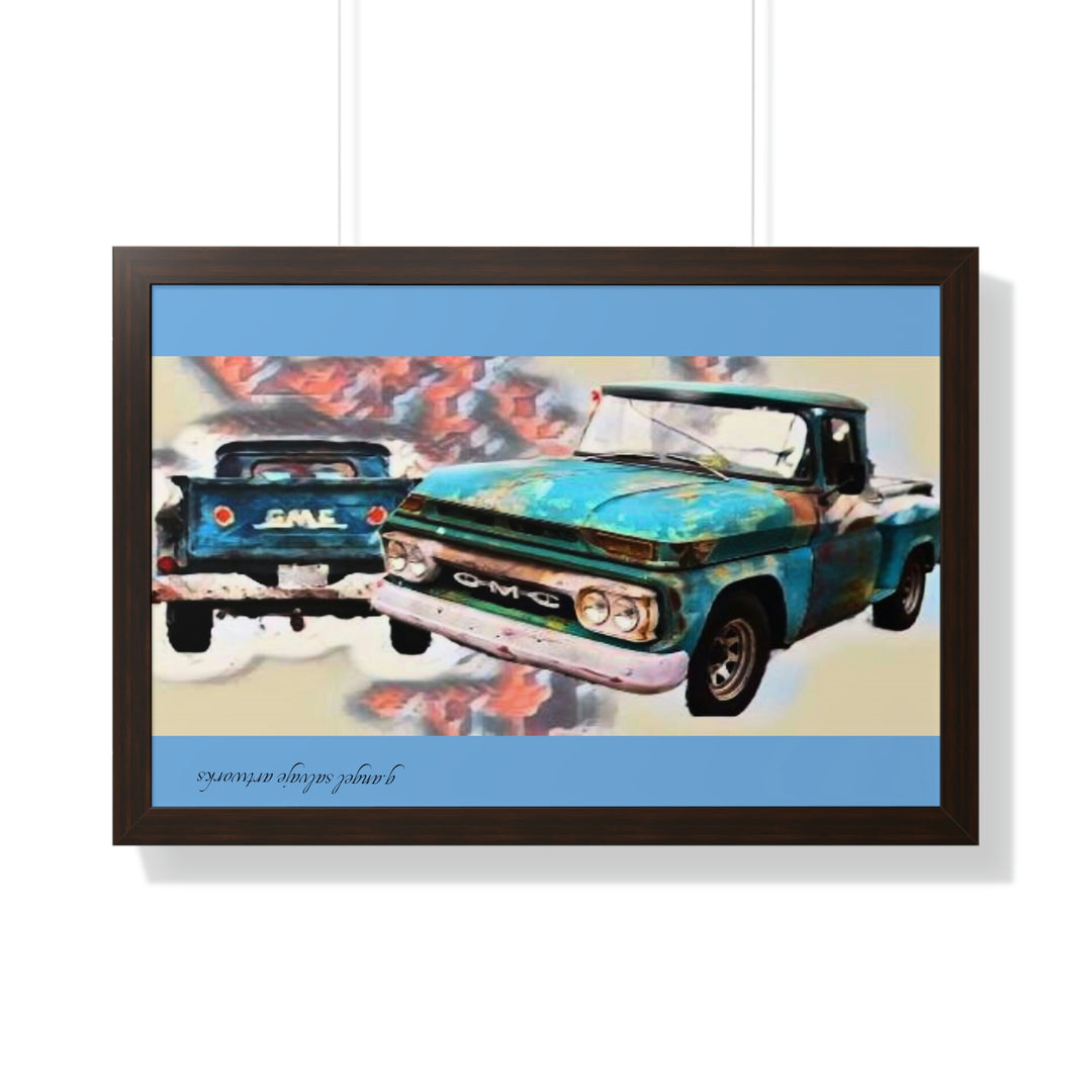 1963 GMC Framed Horizontal Poster
