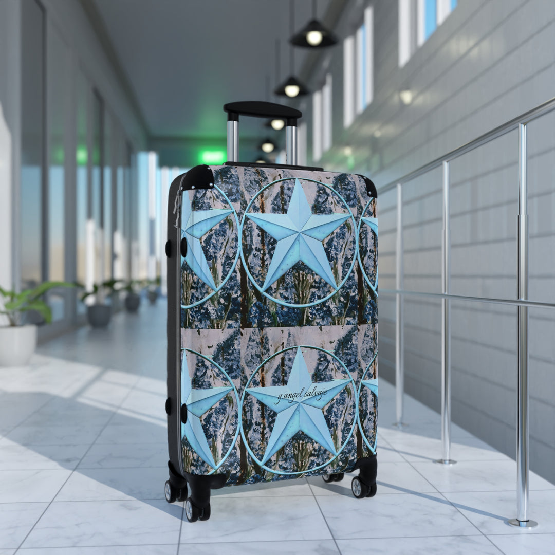 Stars and Bluebonnet Suitcase