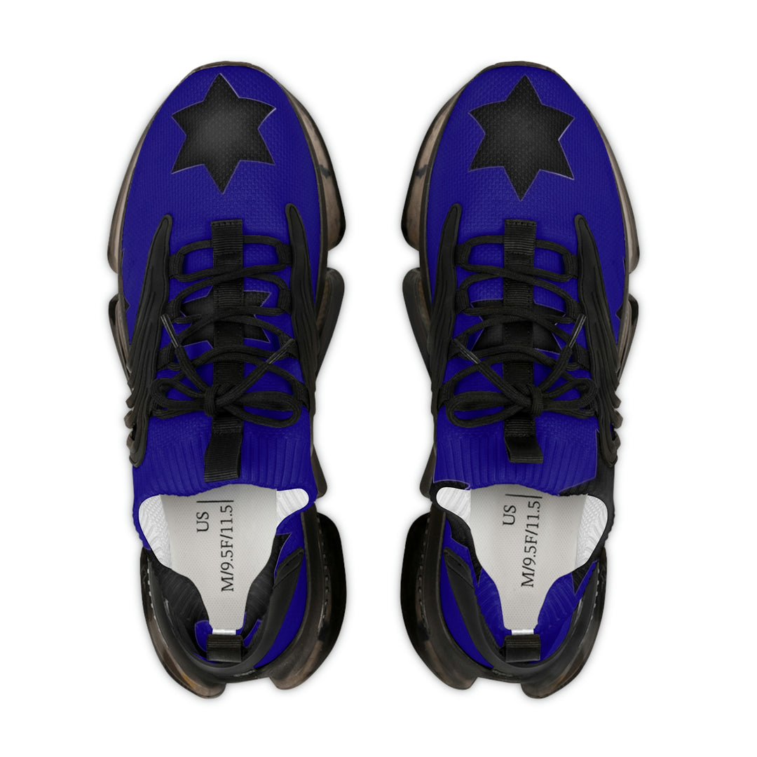 Gatlin'sBlue w/black stars Mesh Sneakers