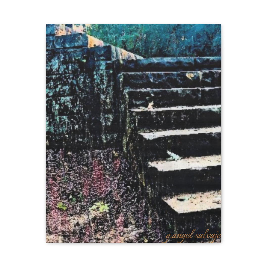 Take the High Road in pastels Canvas Gallery Wraps