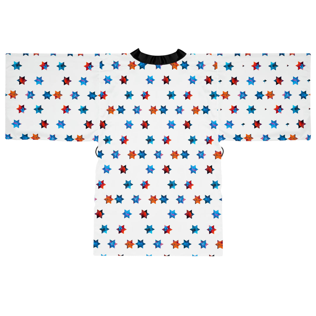 Stars Long Sleeve Kimono Robe (AOP)