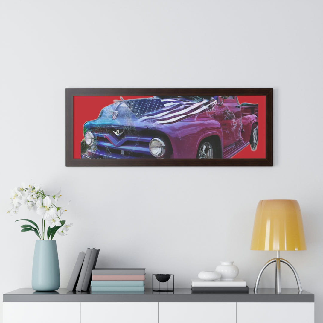 1956 Ford Truck Framed Horizontal Poster