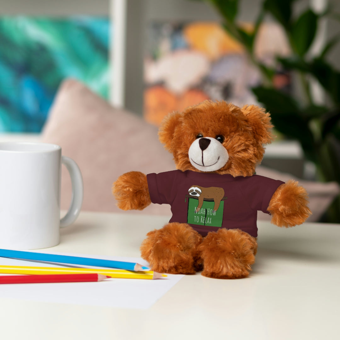 Noah How to Relax Stuffed Animals with Tee