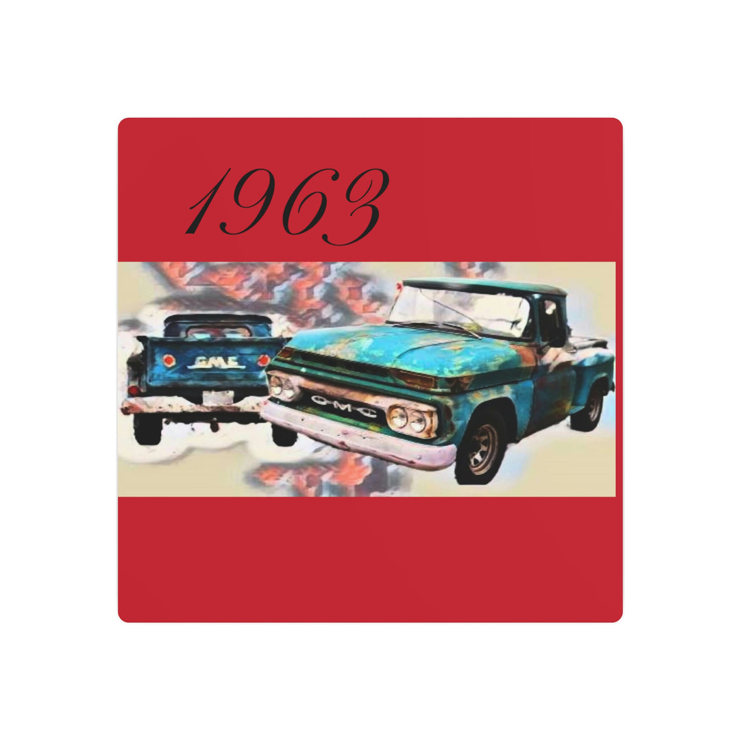1963 gmc v6 Metal Art Sign