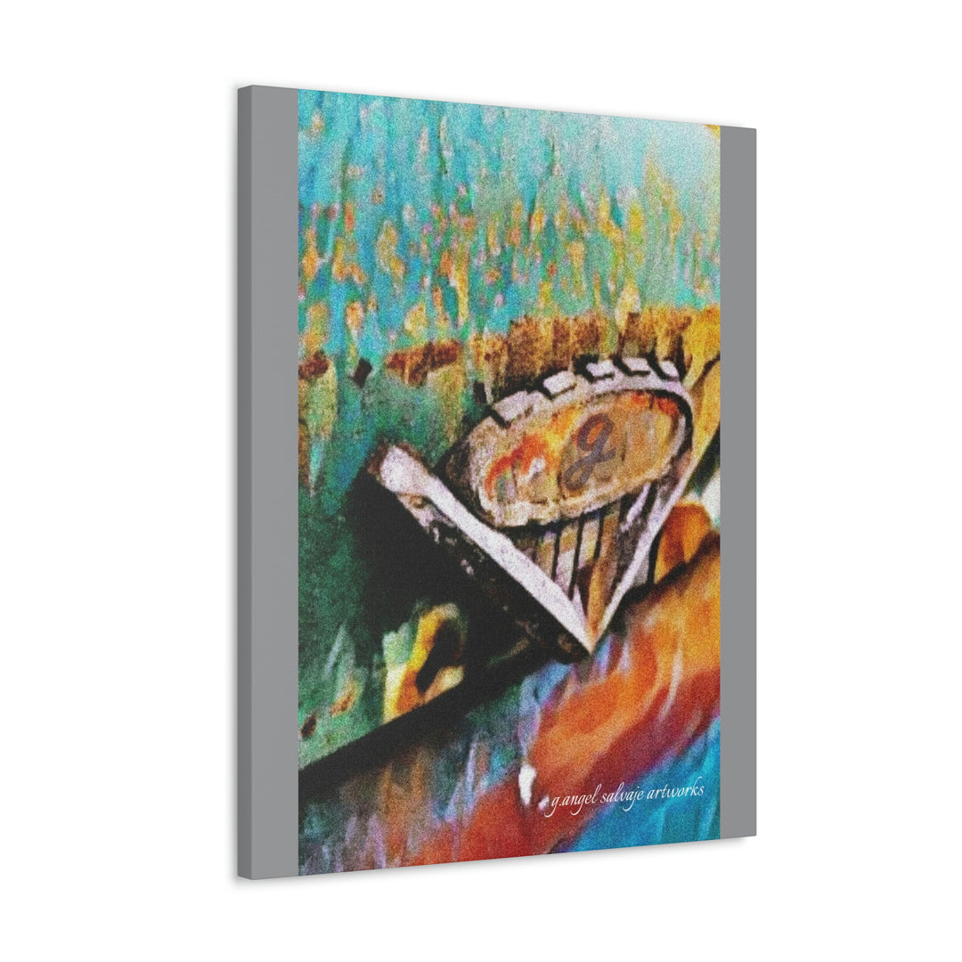 g's '63 V6 emblem on Canvas Gallery Wraps