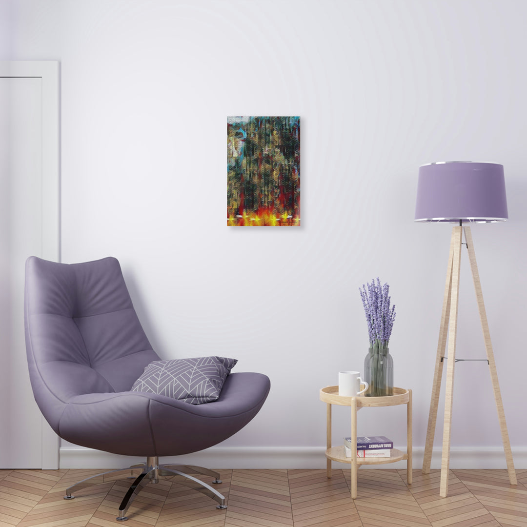 Your Light Pierces the Chaos in the air Acrylic Prints